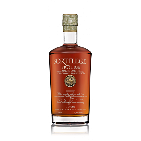 Sortilège prestige whisky canadien au sirop d'érable 750ml 40.9°